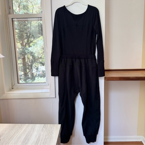 New Free People FP Movement Make It Count Onesie Long Sleeve Black Medium - Picture 8 of 9